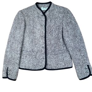 Vintage Retro Miller & Rhoads Union Label Made In USA Wool Blend Size 10 Jacket